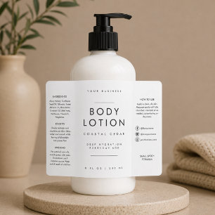 Moderne Körperlotion 240ml Flaschenetikett