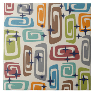 Moderne kosmische Galaxien des Mittelalters Fliese