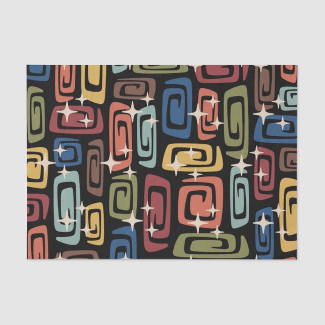 Moderne kosmische Galaxien des Mittelalters Seidenpapier (Vorderseite)