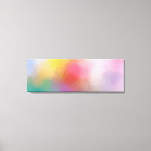 Moderne kreative Abstrakte Kunst Rot Gelb Leinwanddruck