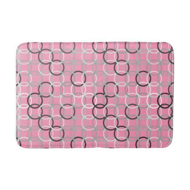 Moderne Kreise der Mitte des Jahrhunderts, Badematte (Vorderseite)