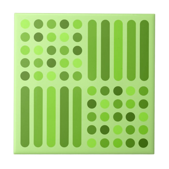 Moderne Kreisläufe Mitte des Jahrhunderts - Chartr Fliese (Vorderseite)