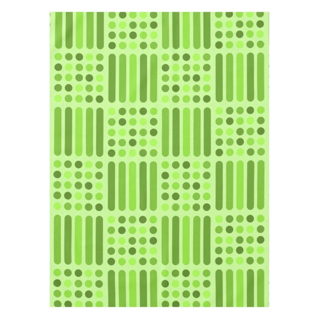 Moderne Kreisläufe Mitte des Jahrhunderts - Chartr Tischdecke (Vorderseite)