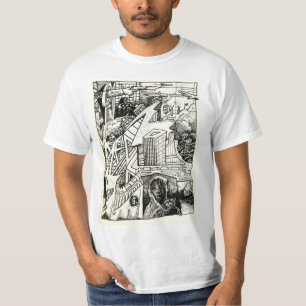"Moderne Kriegsführung" zeichnend T - Shirt