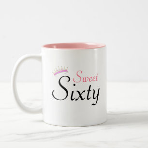 Moderne Krone Sweet Sixty Zweifarbige Tasse