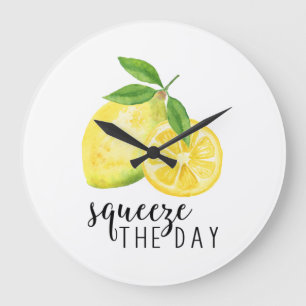MODERNE KÜCHE LEMON PUN GROßE WANDUHR