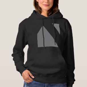 Moderne, kühne, einfache, trendige, urbane geometr hoodie