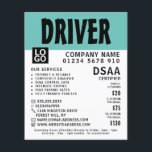 Moderne, kühne Fahrschule, Lehrerwerbung Flyer<br><div class="desc">Moderner,  fett,  treibende Schule,  Instruktor Werbung Flyer von der Business Card Store.</div>