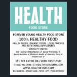 Moderne kühne, Health Food Store-Werbung Flyer<br><div class="desc">Moderne,  fette,  Health Food Store-Flyer Werbung durch den Business Card Store.</div>