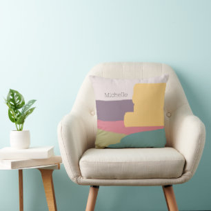 Moderne, kundenspezifische Sommerfarben Splash Kissen