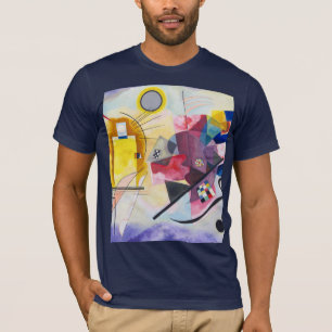 Moderne Kunst Abstrakt Kandinsky Gelb Rot Blau T-Shirt