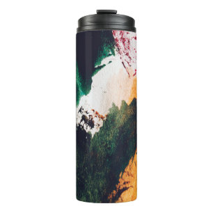 Moderne Kunst, abstrakte Malerei. Feine Kunst abst Thermosbecher