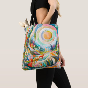 Moderne Kunst bestickt Look Spring Landschaft