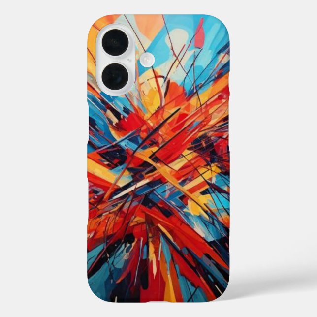 Moderne Kunst Case-Mate iPhone Hülle (Rückseite)