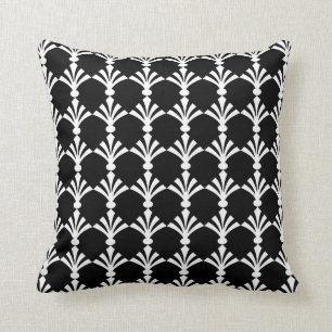 Moderne Kunst-Dekothrow-Schwarzweiss-Kissen Kissen