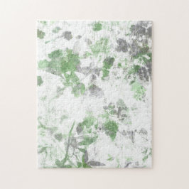 Moderne Kunst der Blume und Wandstruktur Puzzle