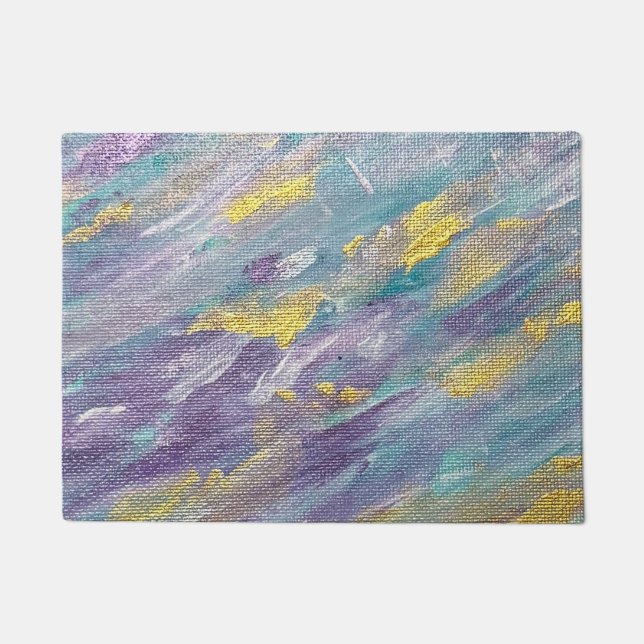 Moderne Kunst der stillen Herrschaft Fußmatte (Vorderseite)