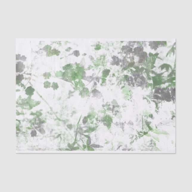 Moderne Kunst des Blumenmusters und Seidenpapier (Vorderseite)