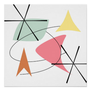 Moderne Kunst des Mittelalters Poster