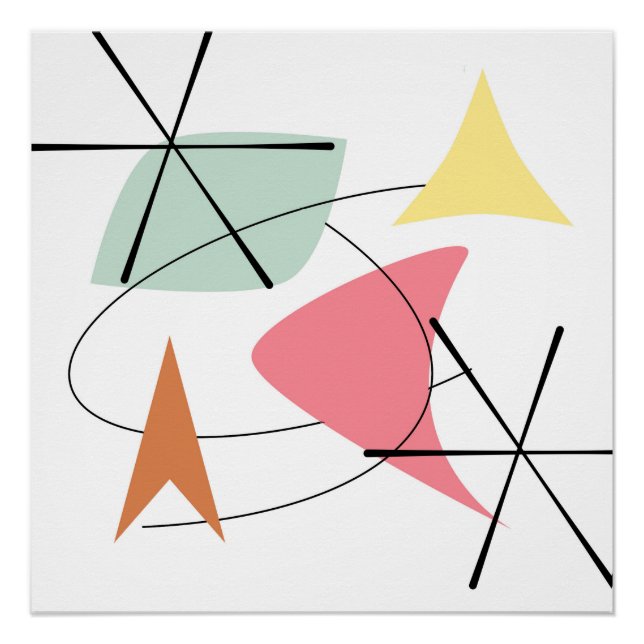 Moderne Kunst des Mittelalters Poster (Vorderseite)