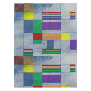 Moderne Kunst des Mittelalters - Regenbogenpreis 1 Tischdecke