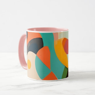Moderne Kunst des Mittelalters, verschiedene Farbe Tasse