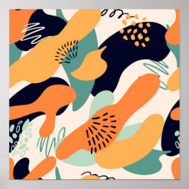 Moderne Kunst des Mitteljahrhunderts Poster