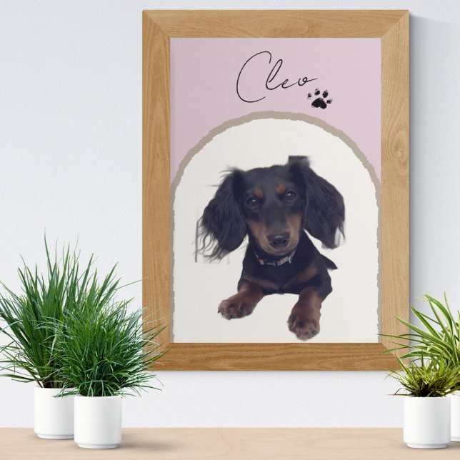 Moderne Kunst, Dichtung und Musik Fotodruck (Celebrate your pet with this custom pet portrait! )