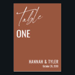 Moderne Kunst, Dichtung und Musik Tischnummer<br><div class="desc">Kühl, einfach, modern, elegant. Dieses Design ergänzt eine wachsende Sammlung von einzigartigen Stücken, die auffällig und unverwechselbar sind. Verwenden Sie die Vorlagenfelder, um die Platzhalterangaben zu ändern und das Design selbst zu gestalten. Weitere Farben und Stile sind in dieser Sammlung verfügbar. Sie können den Hintergrund auch in eine beliebige Farbe...</div>