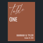 Moderne Kunst, Dichtung und Musik Tischnummer<br><div class="desc">Kühl, einfach, modern, elegant. Dieses Design ergänzt eine wachsende Sammlung von einzigartigen Stücken, die auffällig und unverwechselbar sind. Verwenden Sie die Vorlagenfelder, um die Platzhalterangaben zu ändern und das Design selbst zu gestalten. Weitere Farben und Stile sind in dieser Sammlung verfügbar. Sie können den Hintergrund auch in eine beliebige Farbe...</div>