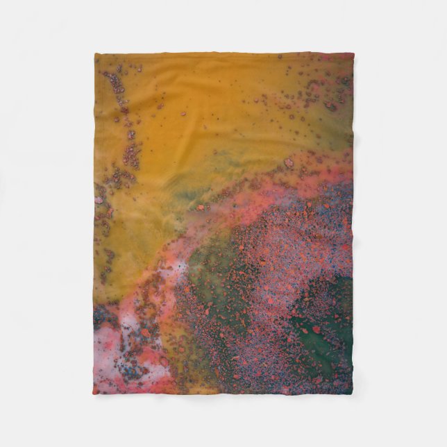 Moderne Kunst Fleecedecke (Vorderseite)