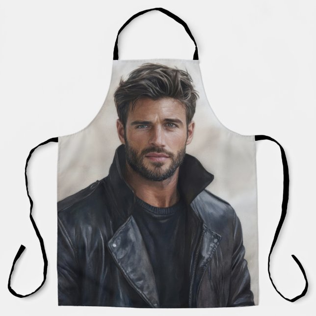 Moderne Kunst im Rebel-Stil Schürze (Vorderseite)