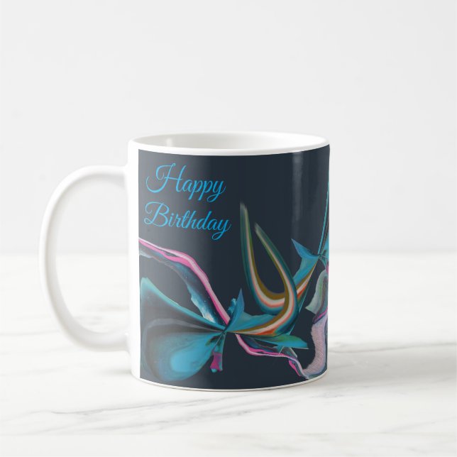 Moderne Kunst Kaffeetasse (Links)
