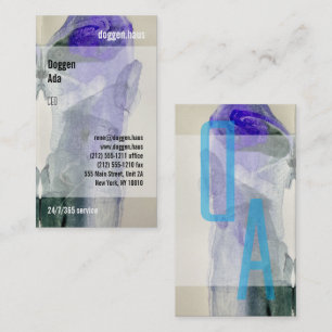 Moderne Kunst, klar, fett, beeindruckend Visitenkarte