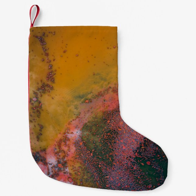 Moderne Kunst Kleiner Weihnachtsstrumpf (Vorderseite)