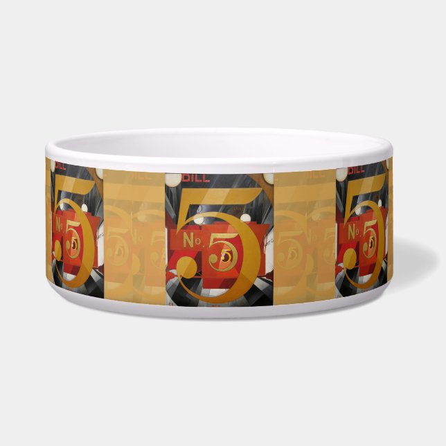 Moderne Kunst kubistische Demuti Abbildung 5 in Go Napf (Vorderseite)