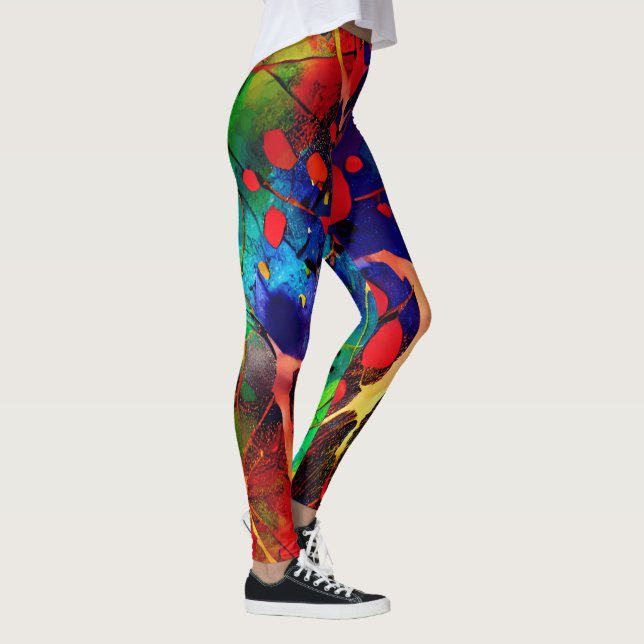 Moderne Kunst Leggings (Rechts)