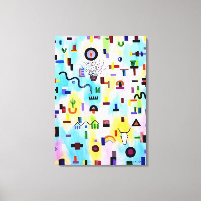 Moderne Kunst Leinwanddruck (Vorderseite)