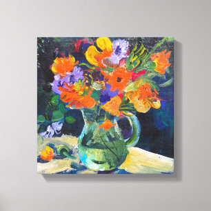 Moderne Kunst, Malerei, Blume Leinwanddruck