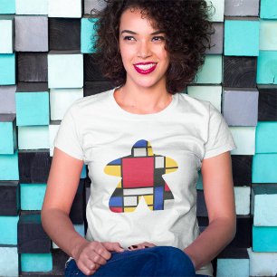 Moderne Kunst Meeple Shirt