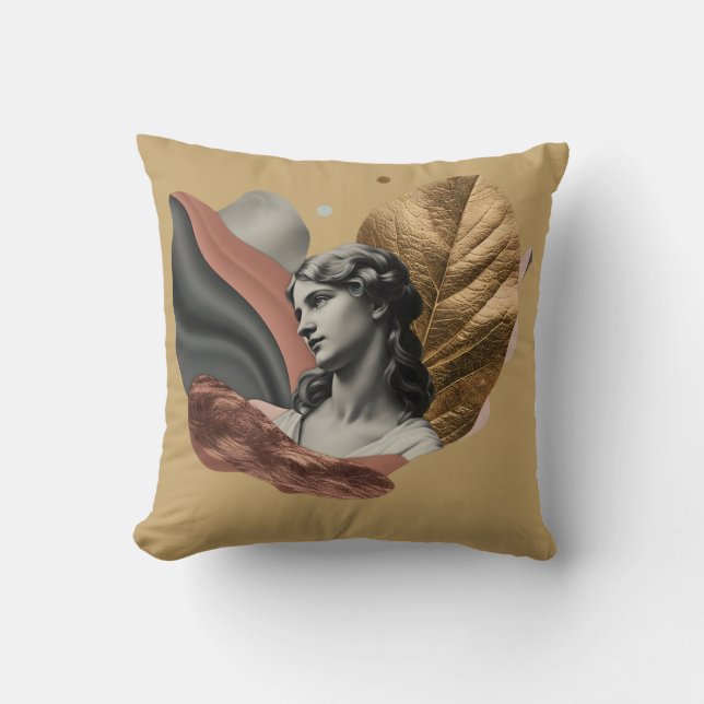 Moderne Kunst mit zeitloser Gnade der Venus Kissen (Vorderseite)