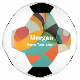 Moderne Kunst, Name und Text Fußball