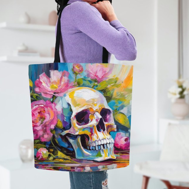 Moderne Kunst noch Leben Abstrakter Schädel und Bl (Von Creator hochgeladen)