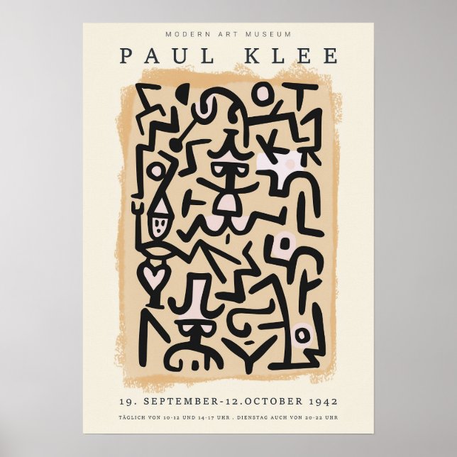 Moderne Kunst Poster (Vorne)