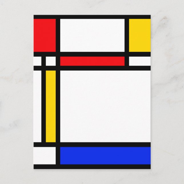 Moderne Kunst Postkarte (Vorderseite)