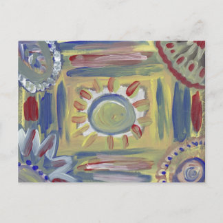 Moderne Kunst Postkarte
