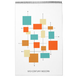 Moderne Kunst - Retro Kalender