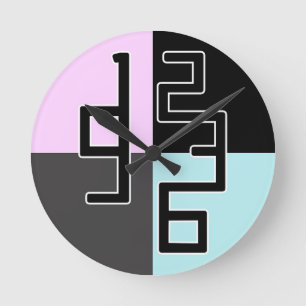 Moderne Kunst Runde Wanduhr
