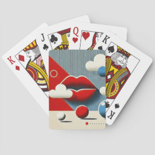 Moderne Kunst Spielkarten