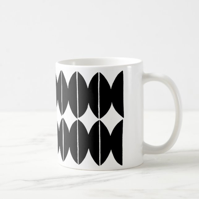 Moderne Kunst-Tasse 1 Tasse (Rechts)